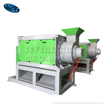 Plastic film dewatering drying system